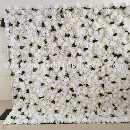 fake outdoor flower wall