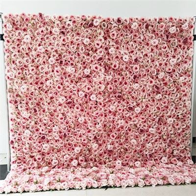 جدار ورد صناعي