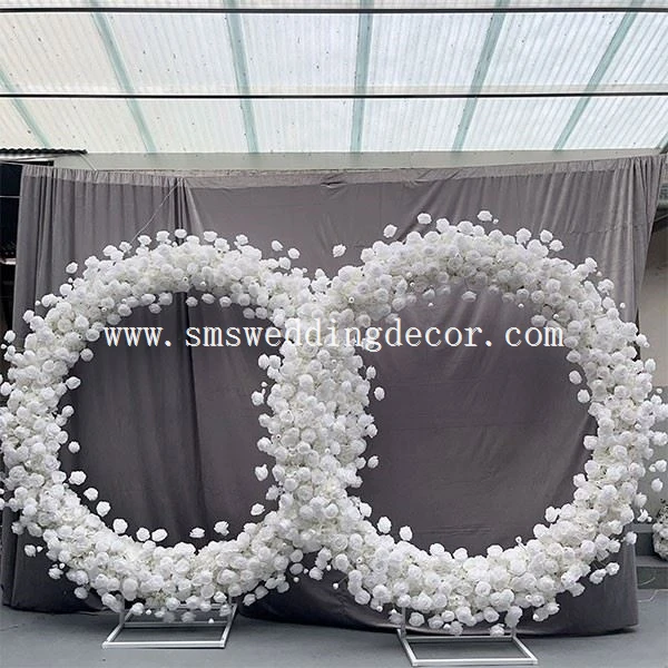 fake flower arch for wedding