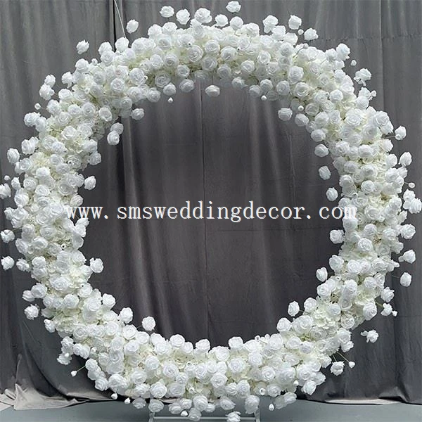 round floral arch